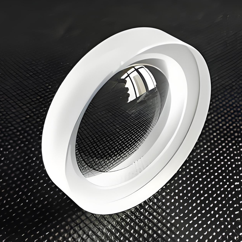 Silicon plano-convex lens